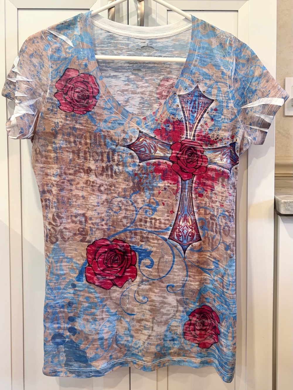 8-Pack, Women’s Short Sleeve Tops - Picture 7 of 10